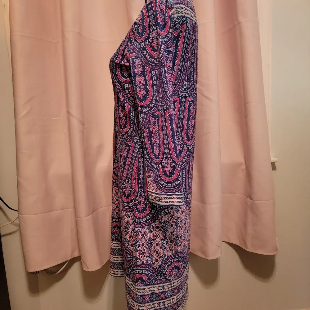 Vintage 90s BCBGMaxAzria Long Sleeved Dress - Picture 4 of 7